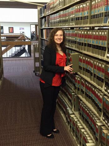 Paralegal in Law Library